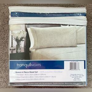 Queen 6 Piece Sheet Set